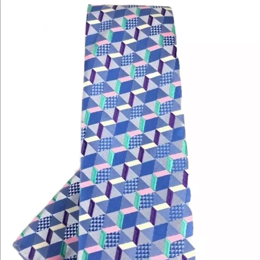 Barcelona Cravatte Men's Tie Hanky Cobalt Blue Lilac Teal Pink Royal Blue 3"